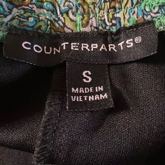 CounterParts Ladies Above Knee  Skirt Flowy Ruffled Bottom, Size S - Picture 8 of 8